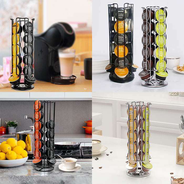 ドルチェグスト カプセルホルダー 2個セット ネスカフェ 最大24個収納