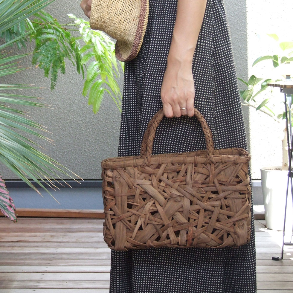 純国産 山葡萄かごバッグ 乱れ編み : おまめ - 通販 - Yahoo!ショッピング