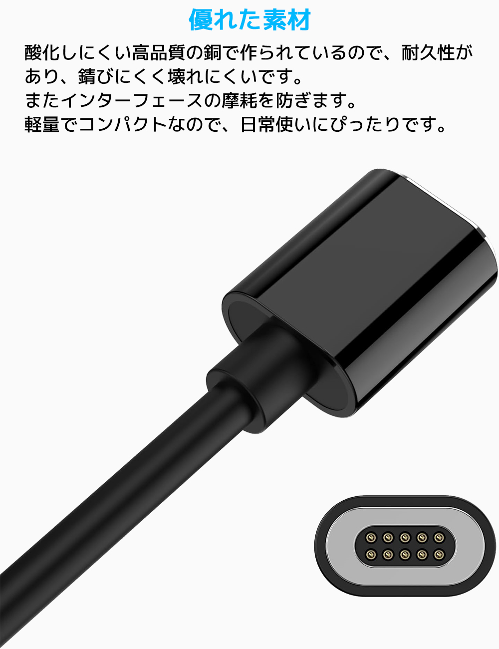 ROUNKIN LG V60 デュアルスクリーン 用 充電コネクタ 充電アダプター