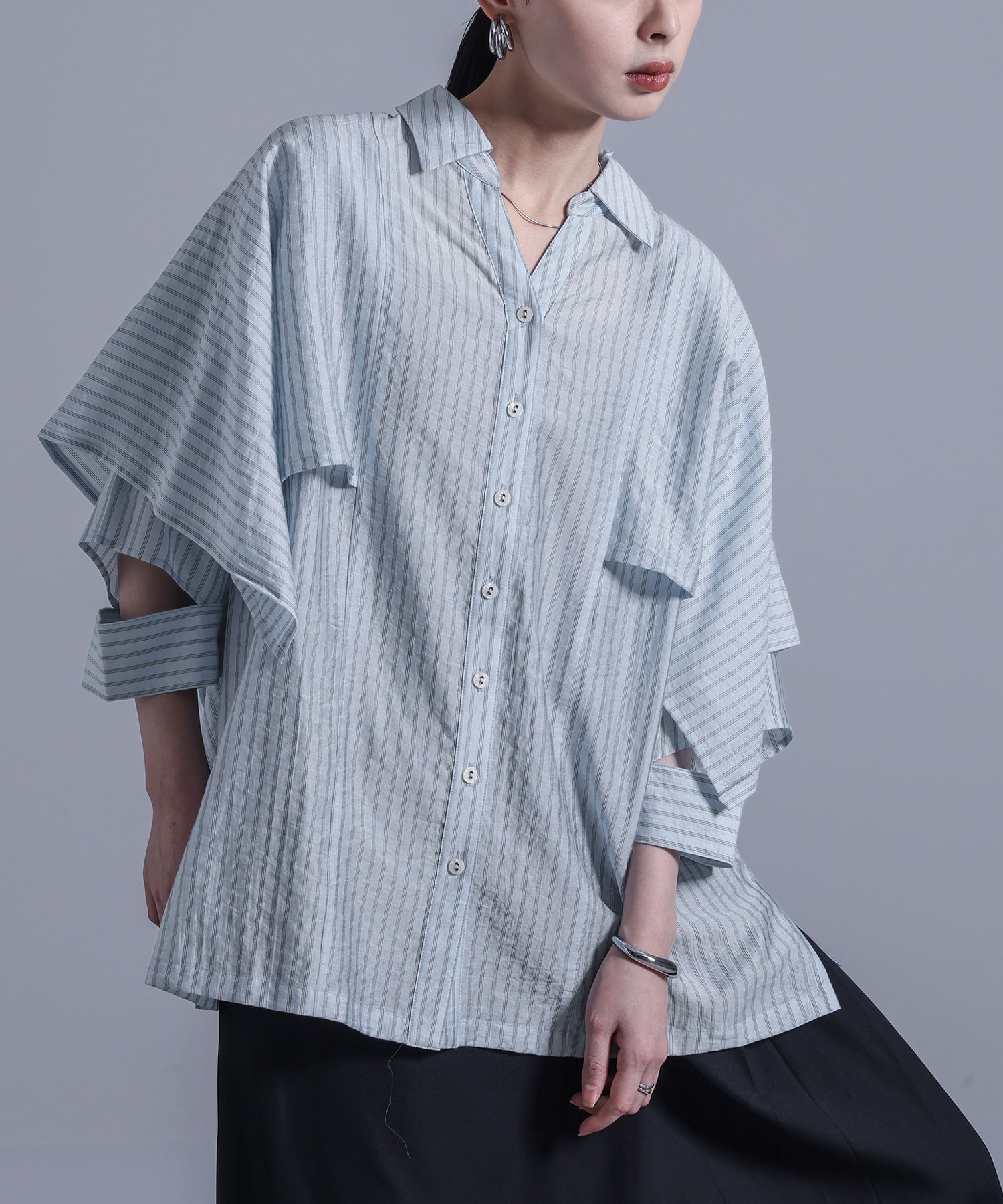 osharewalker（オシャレウォーカー） シャツ トップス レディース 七分