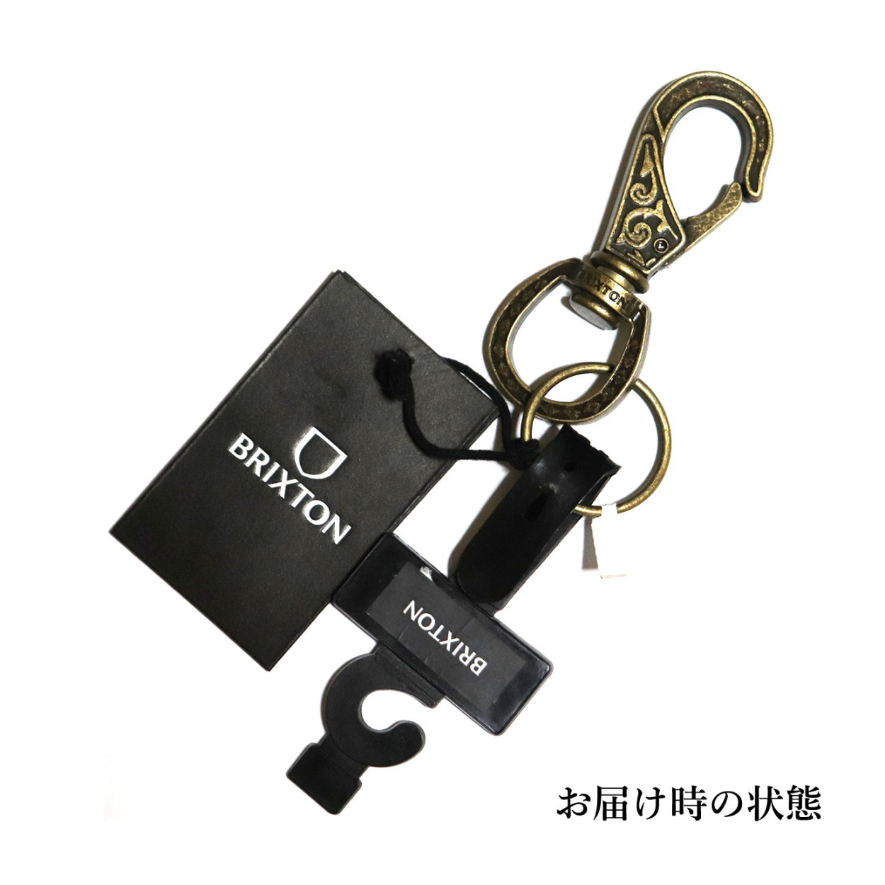 BRIXTON（ブリクストン） SCROLL KEYCHAIN キーチェーン キーホルダー