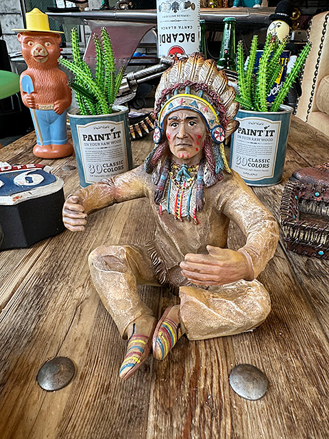 インディアン チーフ ソルト＆ペッパー ウエスタン ネイティブ