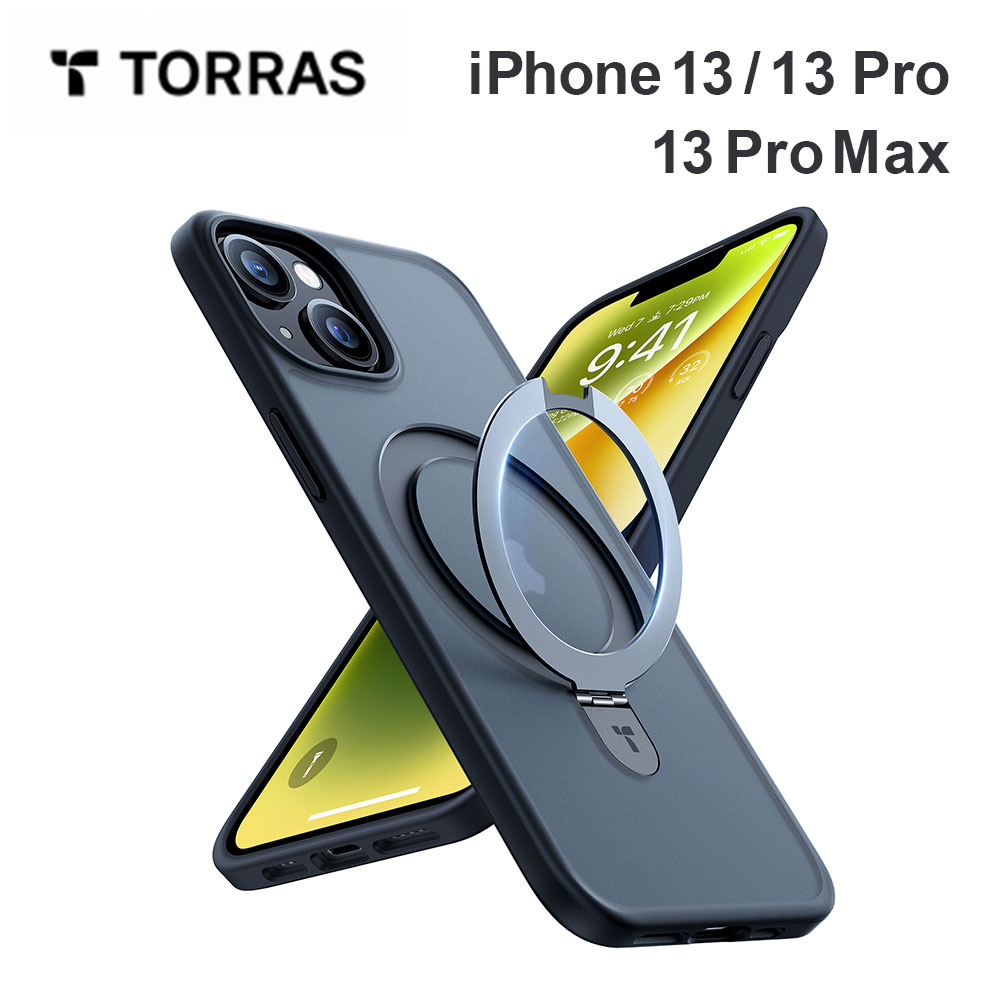 TORRAS ガラスフィルム同梱 TORRAS UPRO Ostand Matte Case iPhone13
