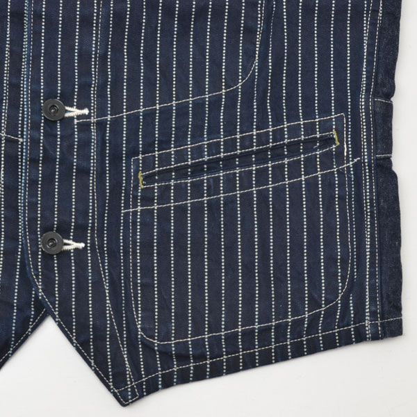 SUGAR CANE SUGARCANE シュガーケーン SC12654-421 9oz.WABASH STRIPE