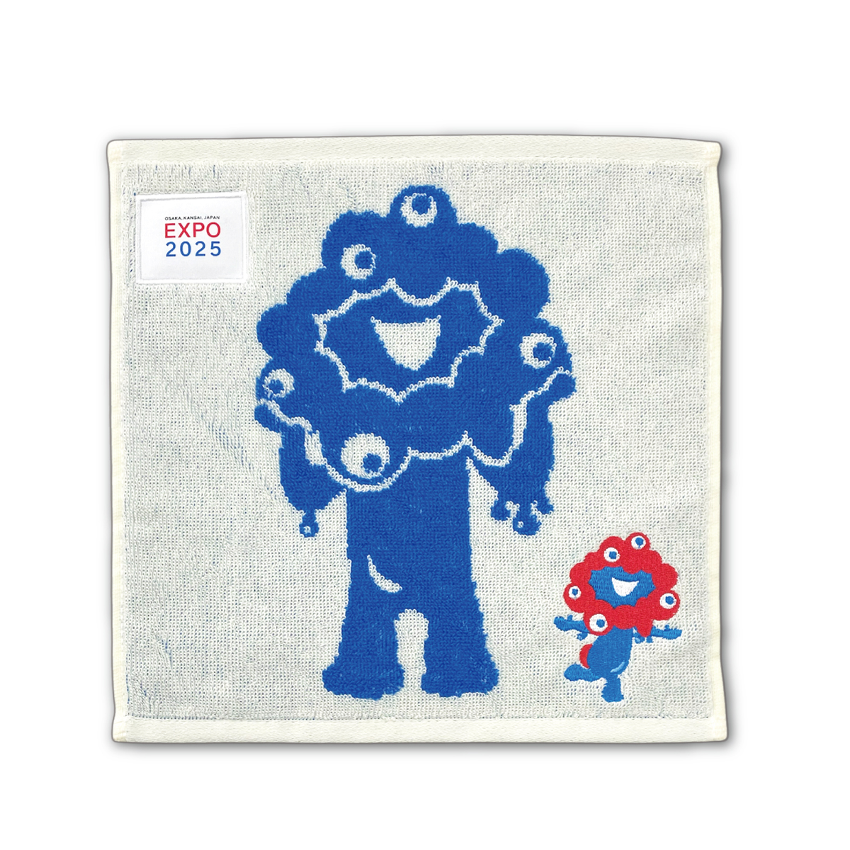 丸眞 EXPO2025 大阪関西万博 ミャクミャク ミニタオル タオルハンカチ