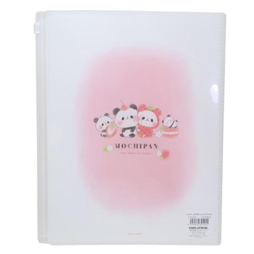 もちもちぱんだ ファスナー付6ポケットクリアファイル ポケット