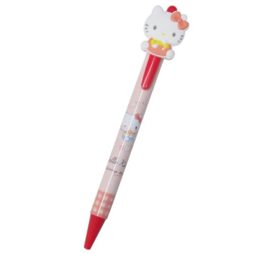 ハローキティ ボールペン ラバーマスコット付きボールペン 0.5mm