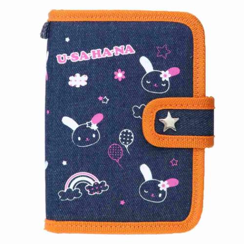 シール帳 ウサハナ デニムシールバインダー サンリオ シール交換帳