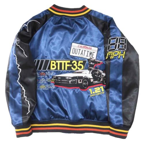 バックトゥザフューチャー 映画キャラクター アウター メンズ