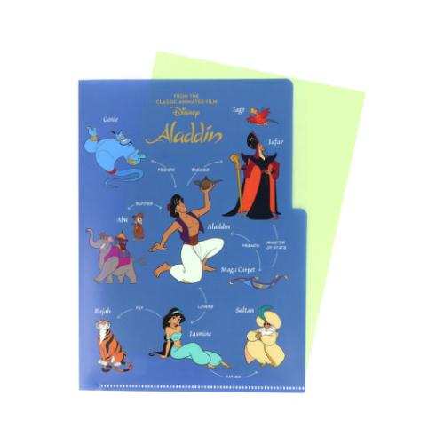 アラジン グッズ ポケットファイル ディズニー キャラクター クリア