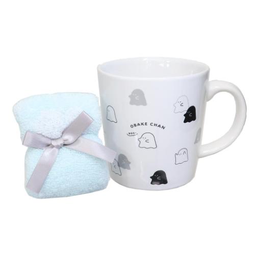 ギフトタオル 透けるおばけちゃん マグカップ＆タオルセット いっぱい