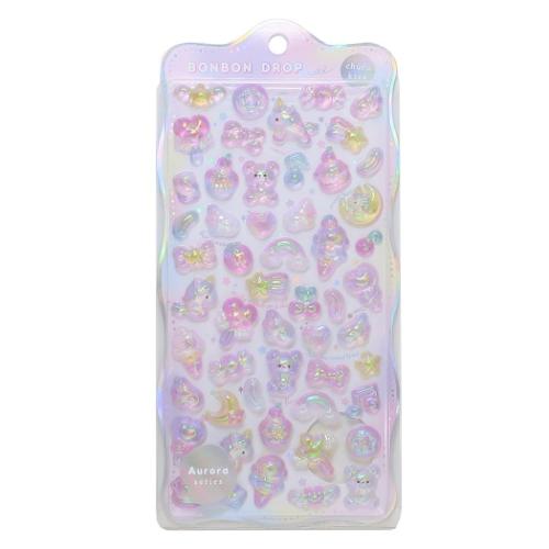 シールシート ボンボンドロップシール オーロラ ゆめいろボンボン