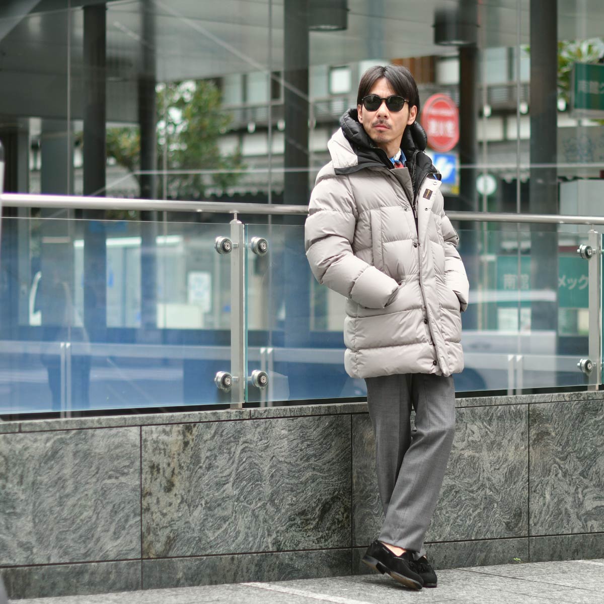 MOORER（ムーレー） MOORER【ムーレー】フーデッドダウンブルゾン