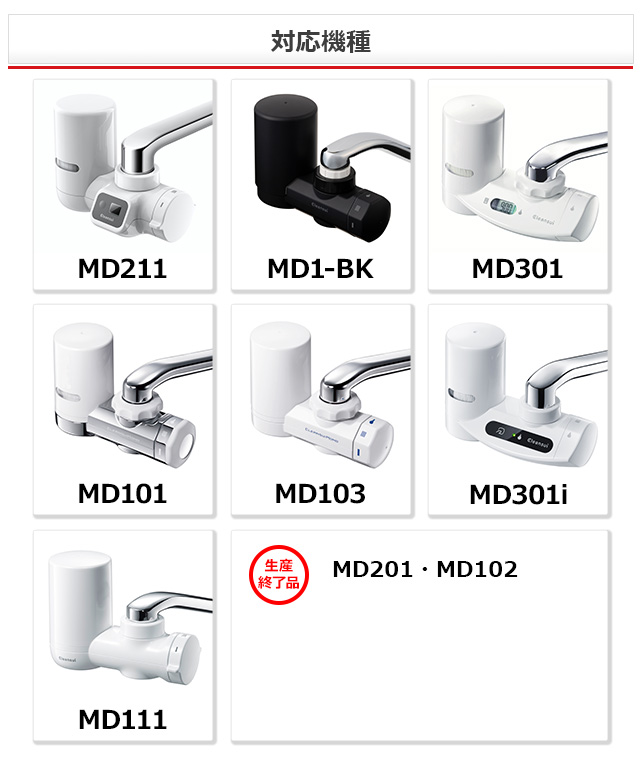 クリンスイ TVCM公開中 蛇口直結型 浄水器 カートリッジ MDC01S 3個