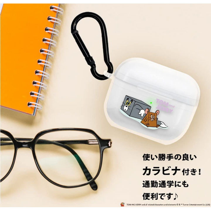 AirPods 第3世代 抗菌 ソフト ケース カバー トムとジェリー