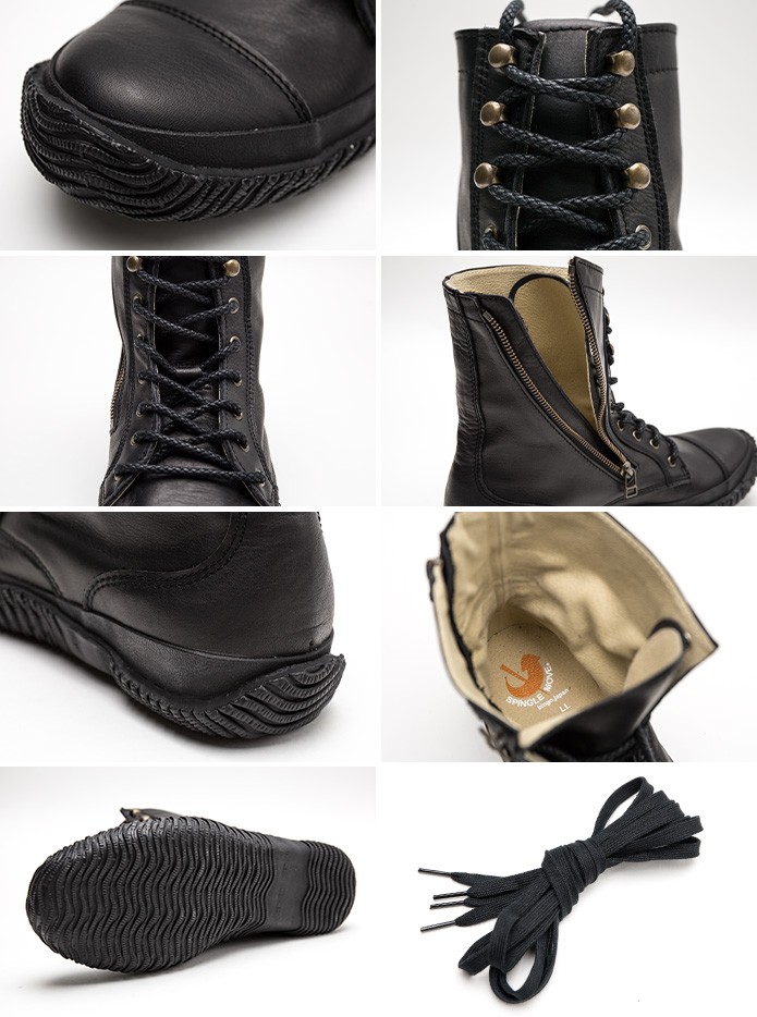 スピングルムーブ SPINGLE MOVE スムースレザー ミリタリーブーツ SPM