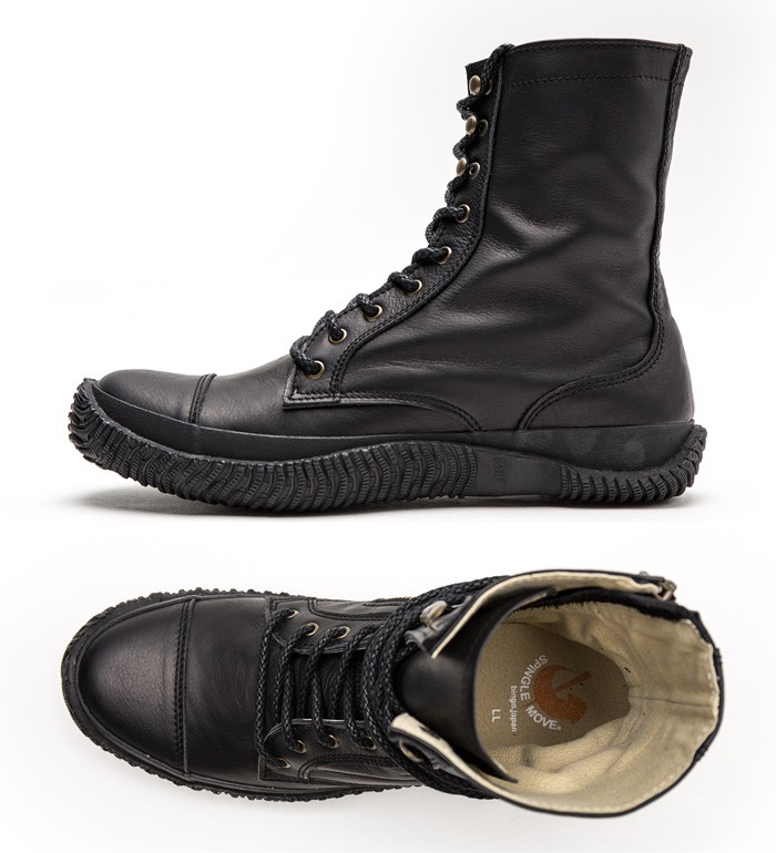 スピングルムーブ SPINGLE MOVE スムースレザー ミリタリーブーツ SPM