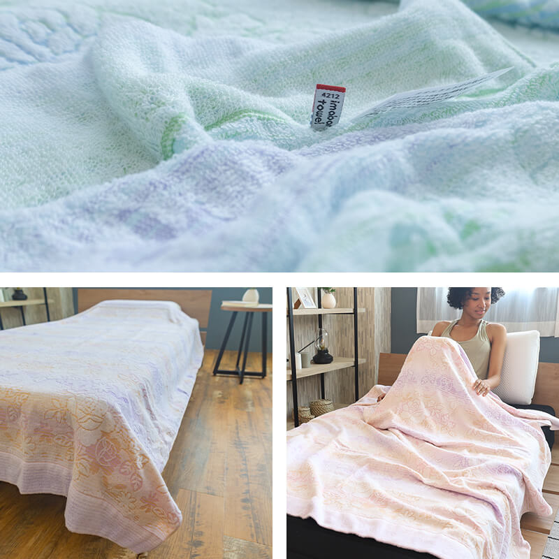 今治タオル（imabari towel） タオルケット ジャガード織り シングル