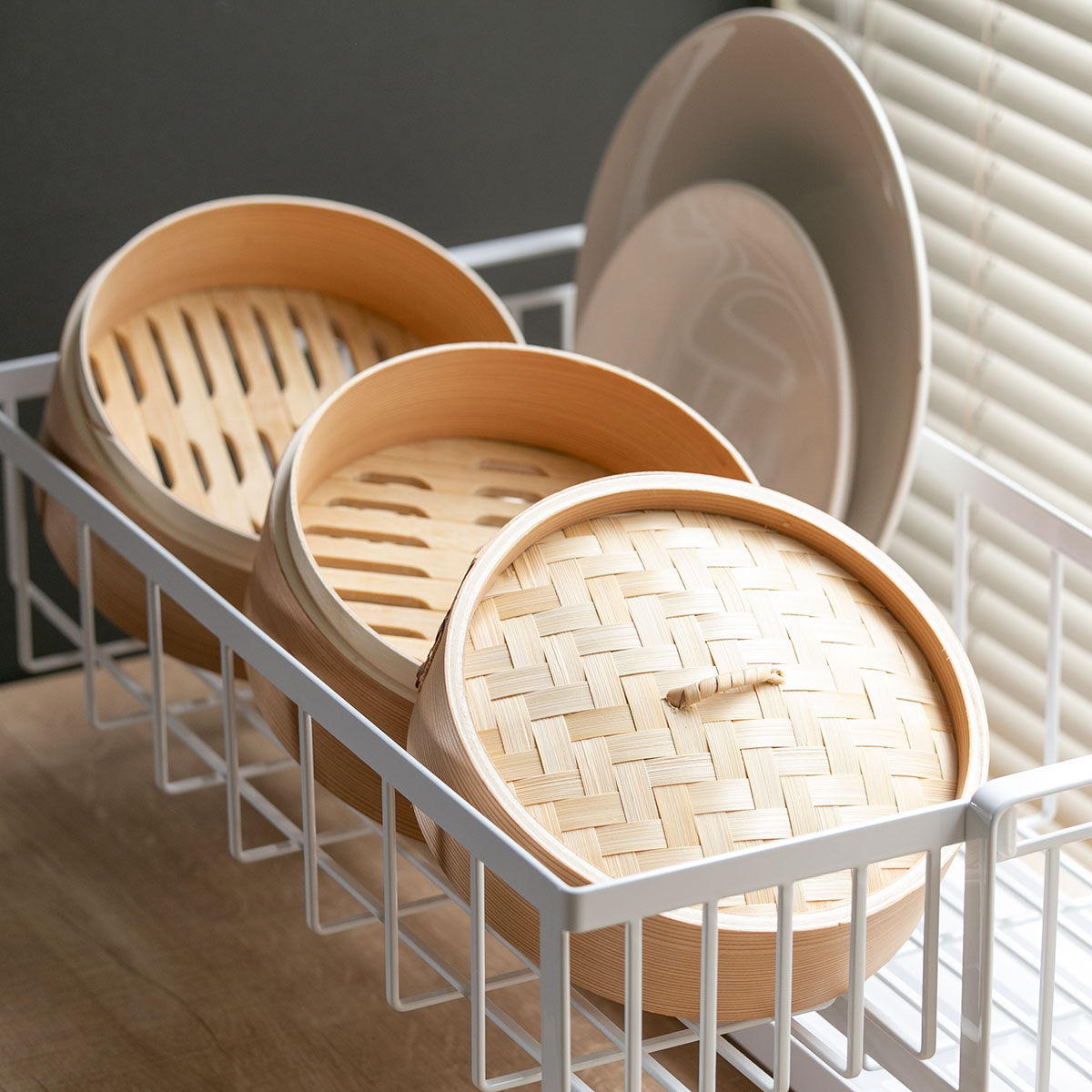 中華セイロ 2段 直径19cm （ 蒸し器 杉 木製 蒸籠 セイロ 蒸篭 蒸し