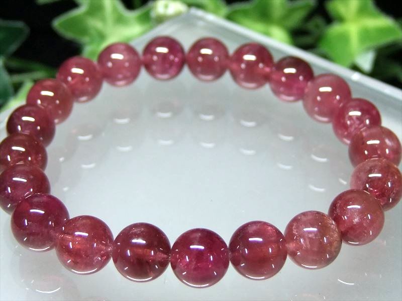 キャッツアイ珠あり S級 ルベライト ピンクトルマリン ブレスレット