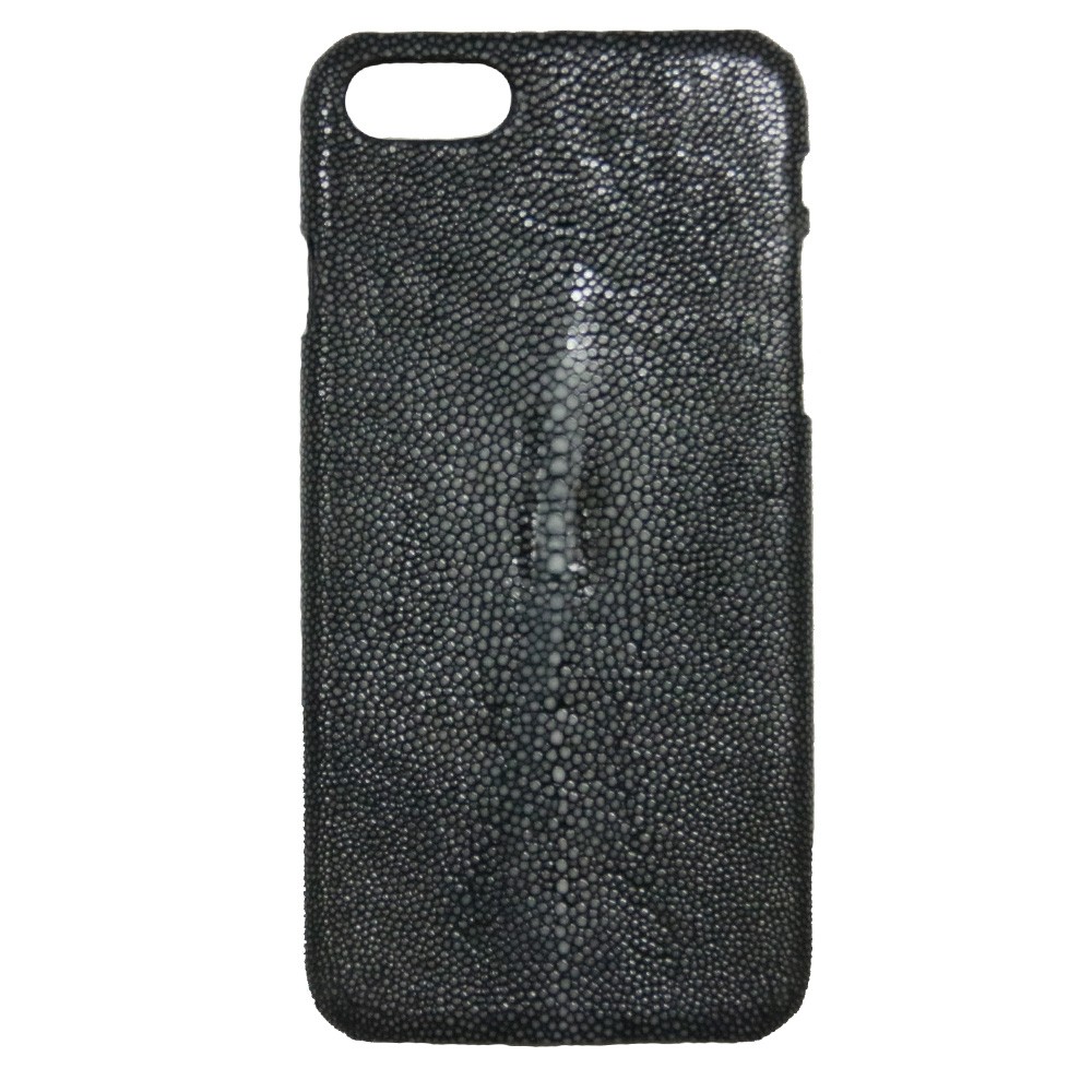 iPhone 7/8/X/XS 対応 本革 エイ革 スティングレイ ガルーシャ