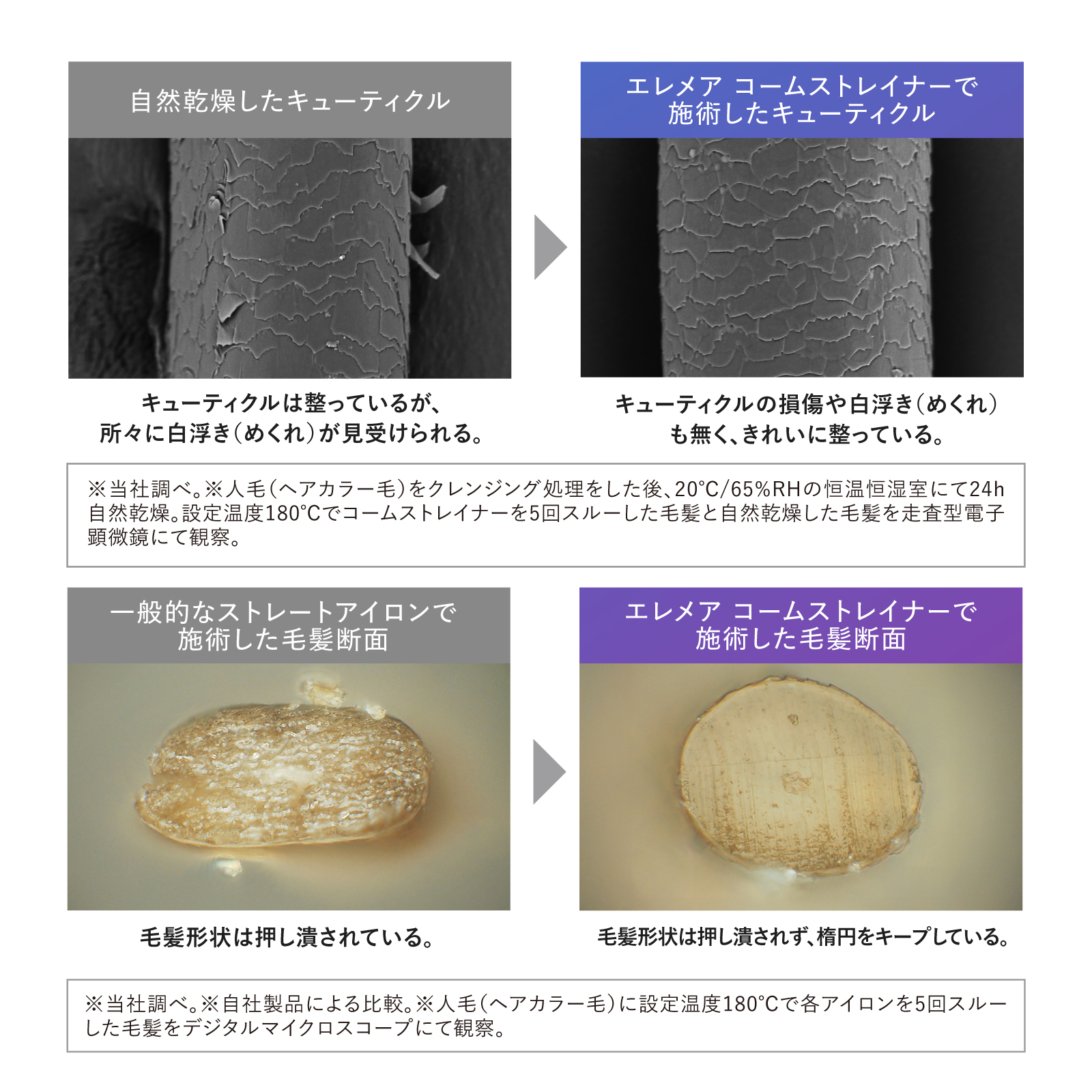 エレメア コームストレイナー クレイツ ストレートアイロン 海外対応