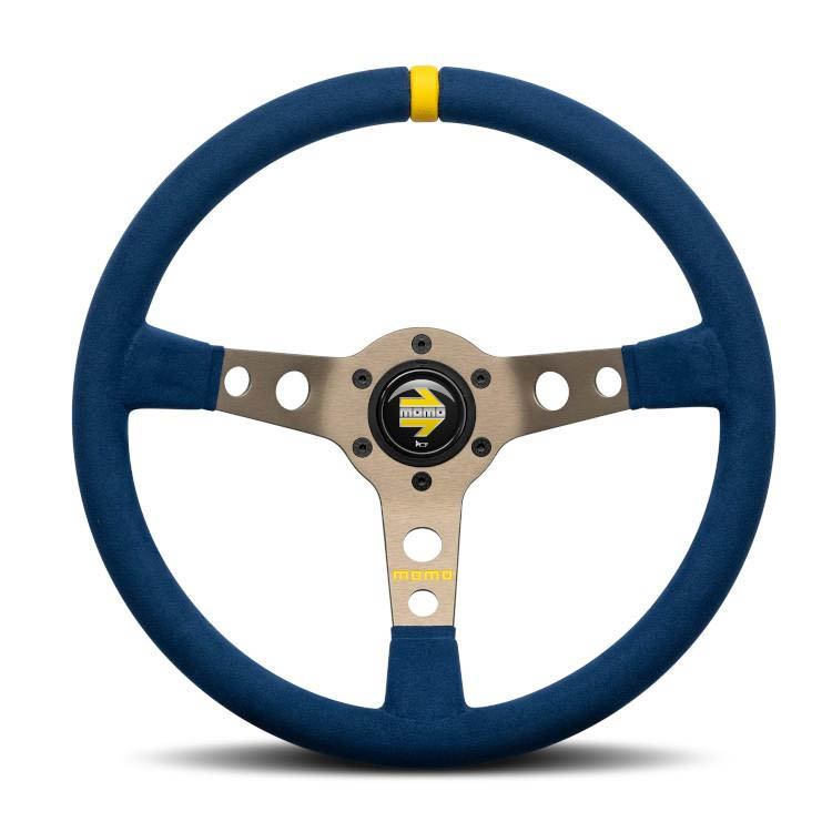 MOMO（モモ） ステアリング MOD.07 350mm ブルー マイクロファイバー