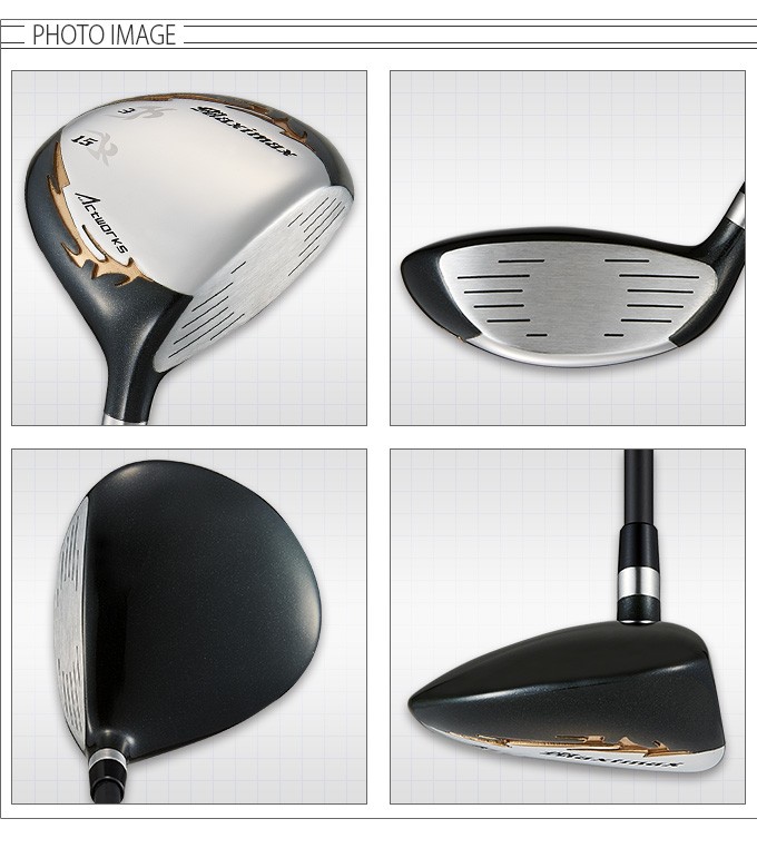 ワークスゴルフ ゴルフ クラブ メンズ フェアウェイウッド 2本セット