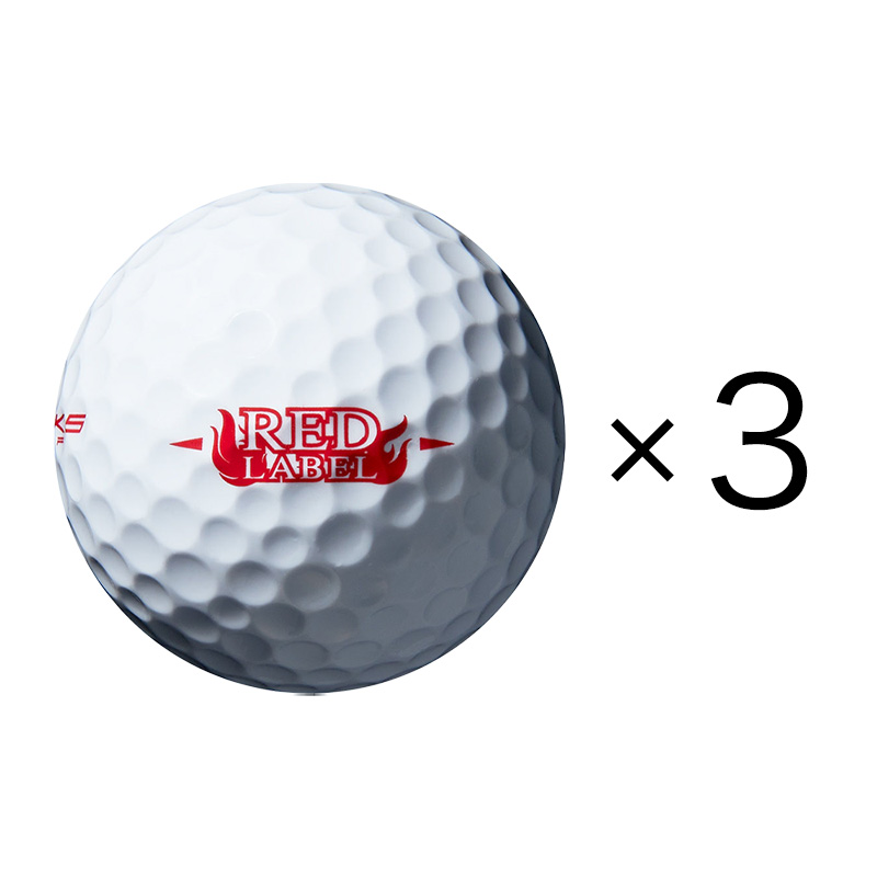 ワークスゴルフ ゴルフボール 2023年 飛匠 レッドラベル 極 3ダース