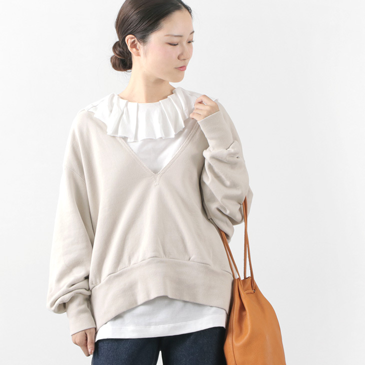 Shinzone（シンゾーン） Vネック スウェット 21SMSCU13 / トレーナー