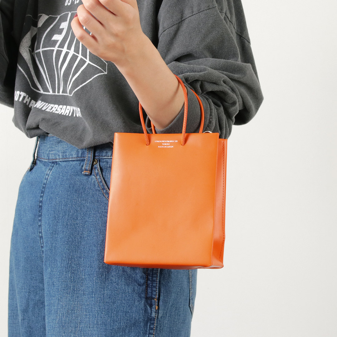 UNKNOWN PRODUCTS（アンノウンプロダクツ） レザー ペーパーバッグ