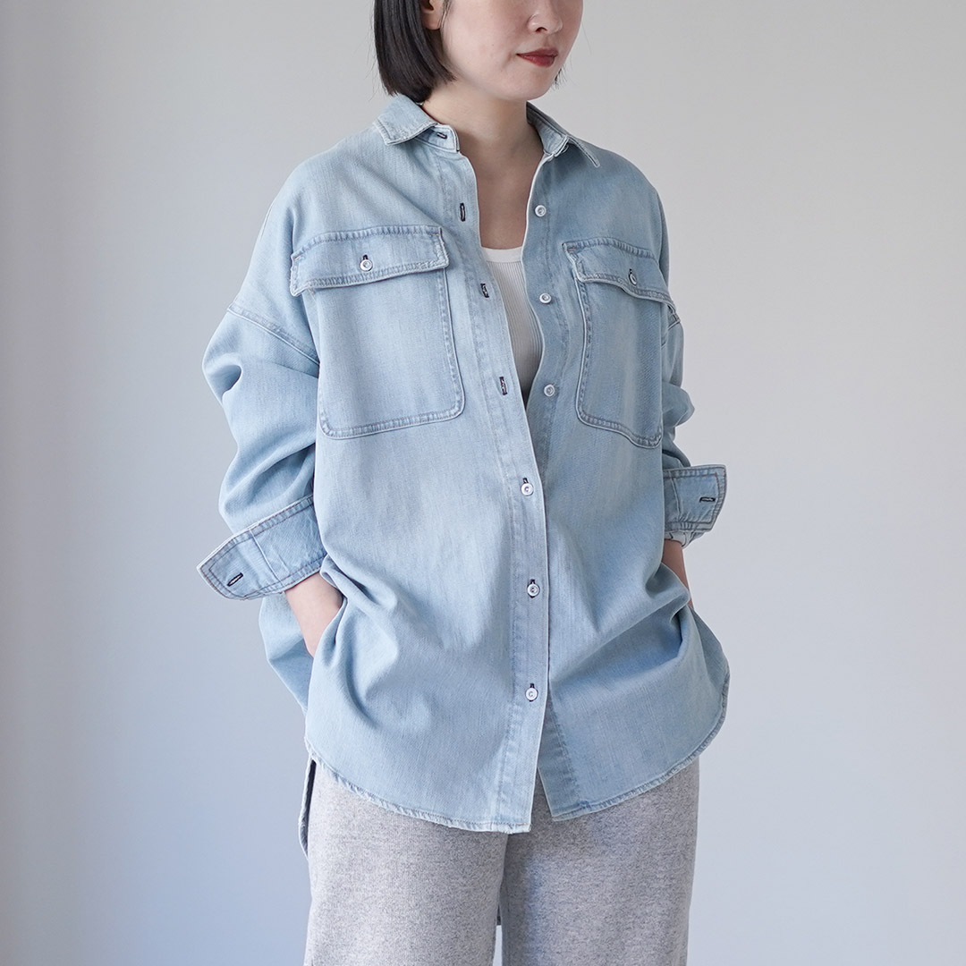 Healthy denim（ヘルシーデニム） Almond スーパービッグシャツ