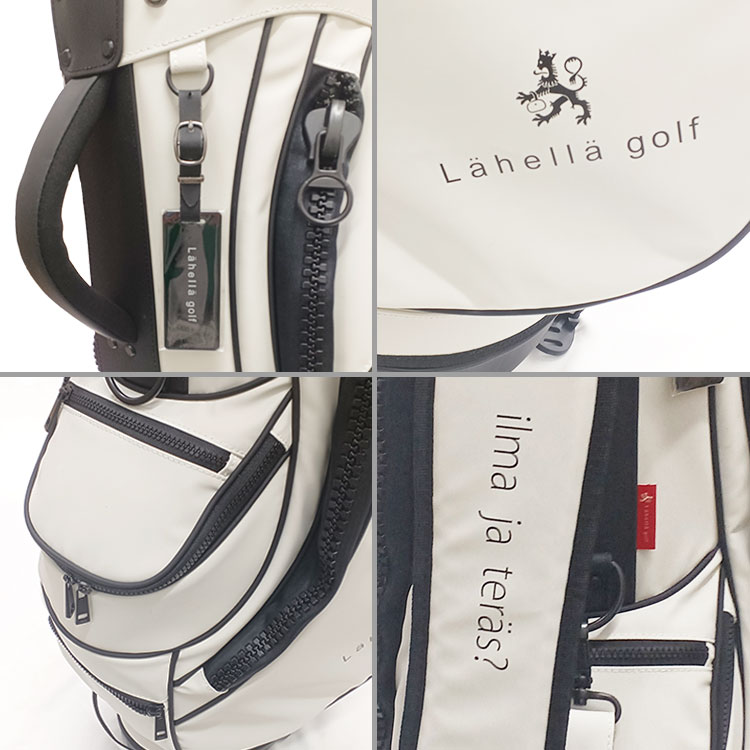 数量限定】京谷 イルマヤテラス スタンド キャディバッグ ホワイト Big