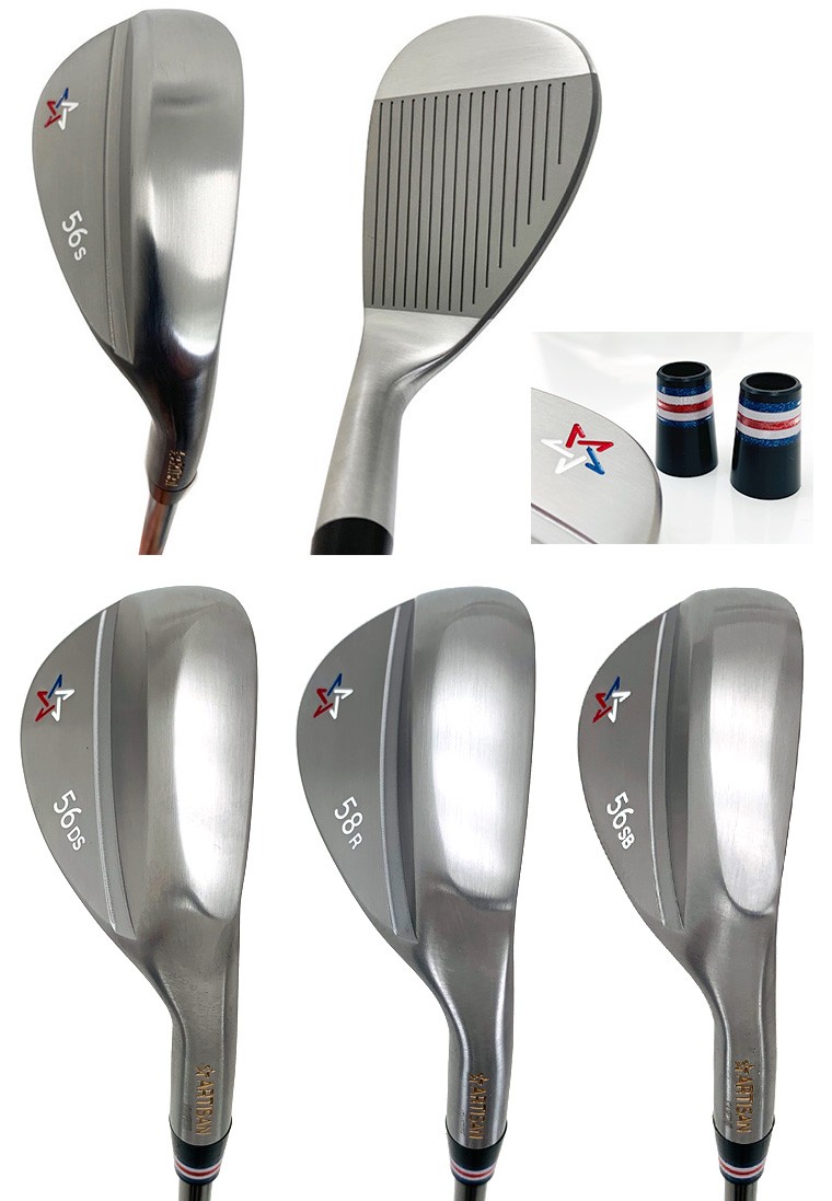 アーティザンゴルフ ARTISAN ウェッジ DBM仕上げ(ノーメッキ黒染め