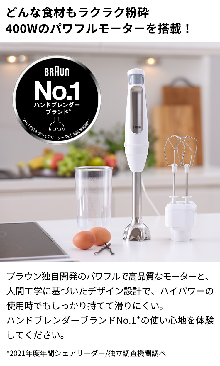BRAUN（ブラウン） 直営店限定モデル マルチクイック 7 ハンド
