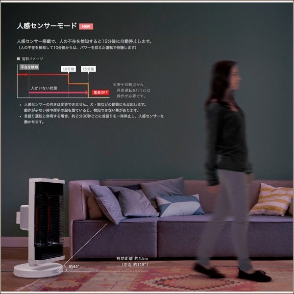 ダイキン CER11VS-W 遠赤外線暖房機 セラムヒート ダイキン (DAIKIN