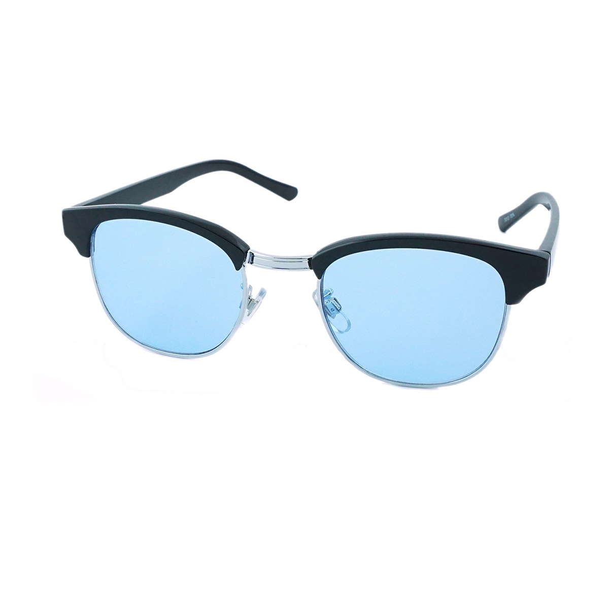 サングラス メンズ ブランド スポーツ ブルー クリア カラー レンズ UV