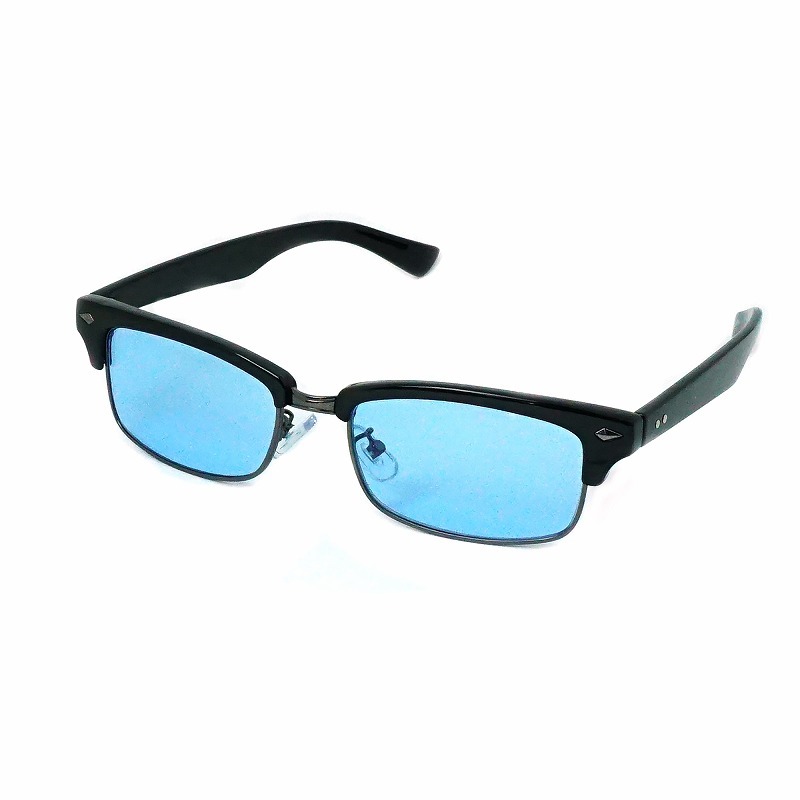 サングラス メンズ ブランド uvカット スポーツ ブルー クリア カラー