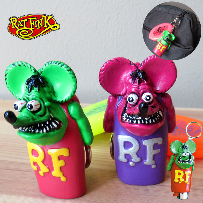 RAT FINK（ラットフィンク） ライターキャップ キーホルダー ライター
