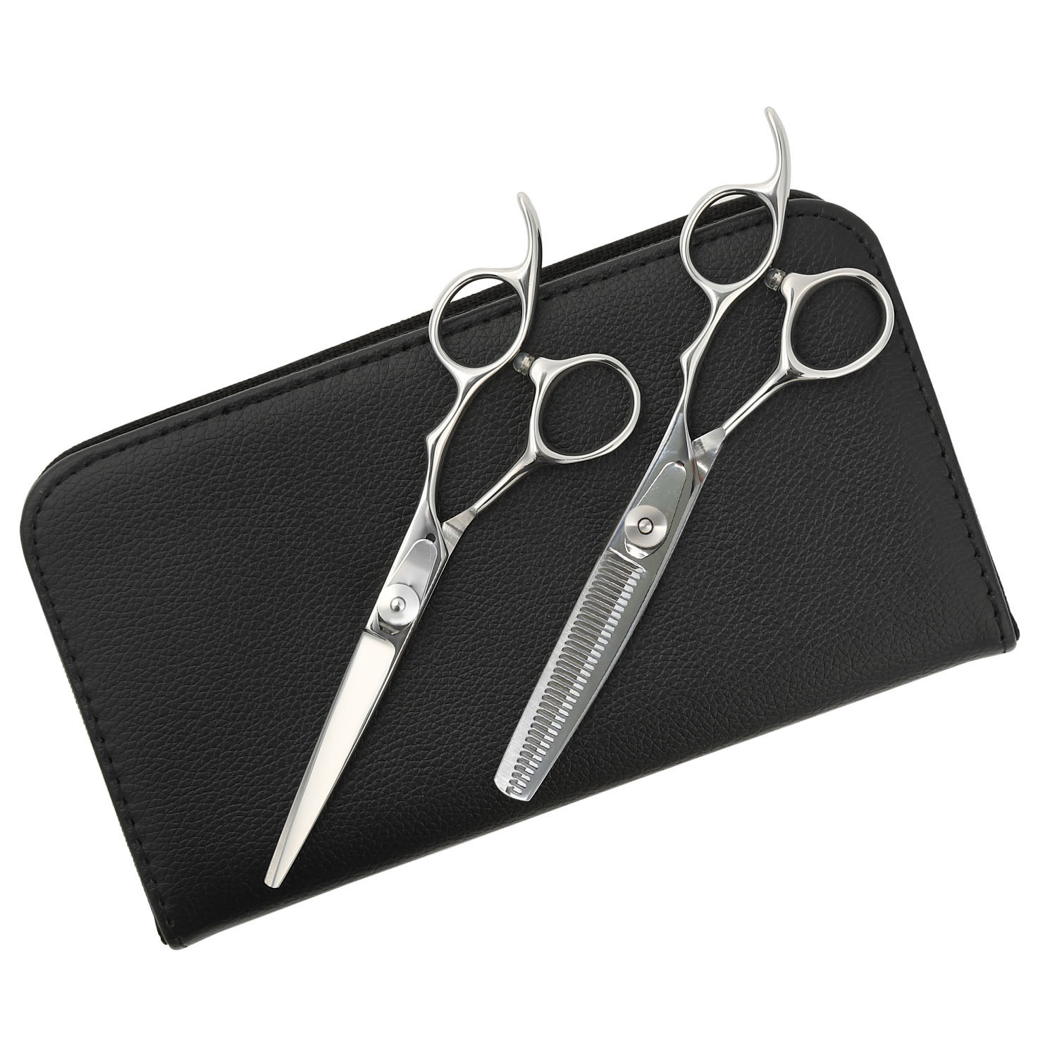 DEEDS 散髪 はさみ すきばさみ DP-02 2本セット (5.5 6.0インチ) スキ