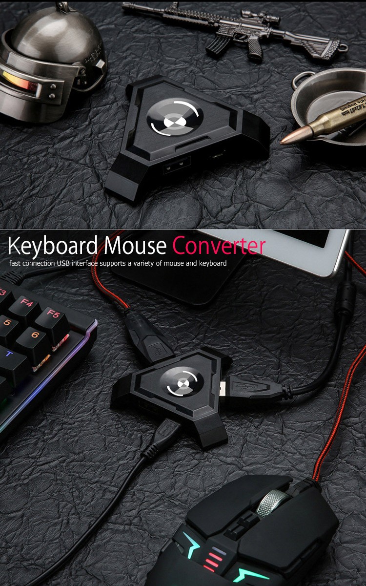 荒野行動 PUBG パッドコントローラ キーボード マウス コンバータ