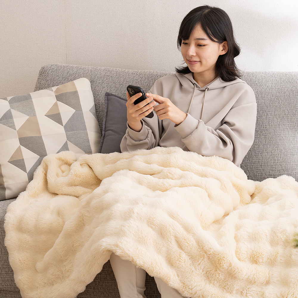 3/1マデ最大P還元！ 電気毛布 掛け敷き 140×80cm 洗える ひざ掛け 敷