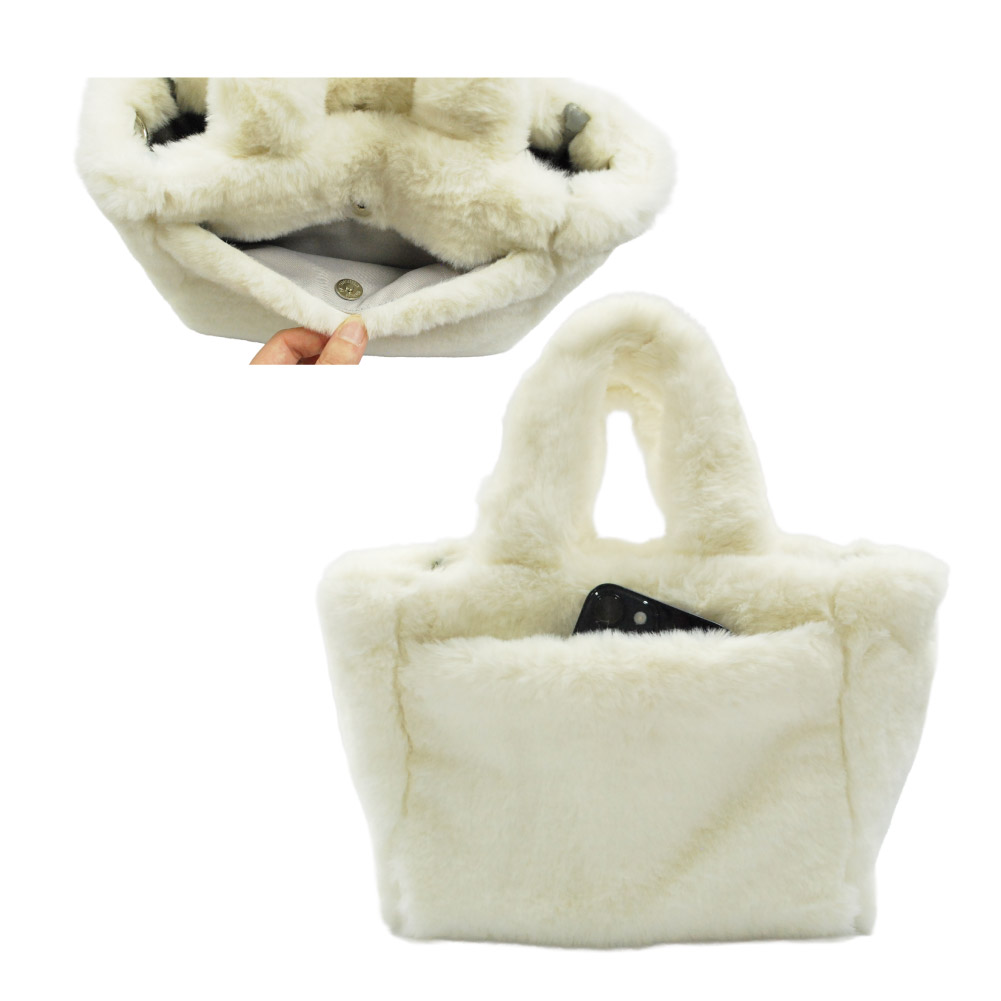 GYDA（ジェイダ） トートバッグ レディース ファーバッグ ショルダー