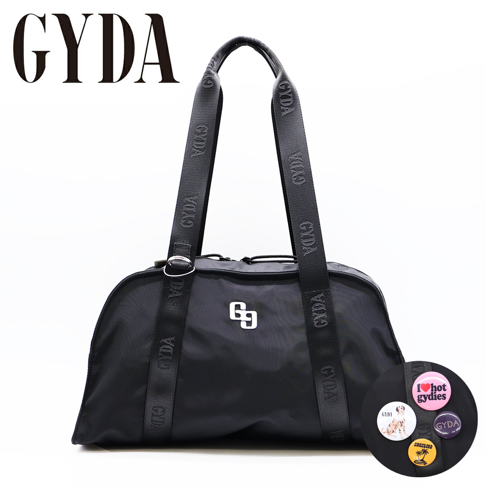 GYDA（ジェイダ） 【予約】GYDA ボストンバッグ 可愛いバッジ付き