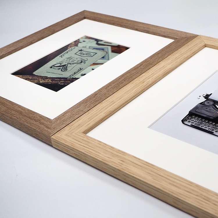 差額分ページ＊茶木目・ウェーブイラスト＋モンステラフレーム＊UV