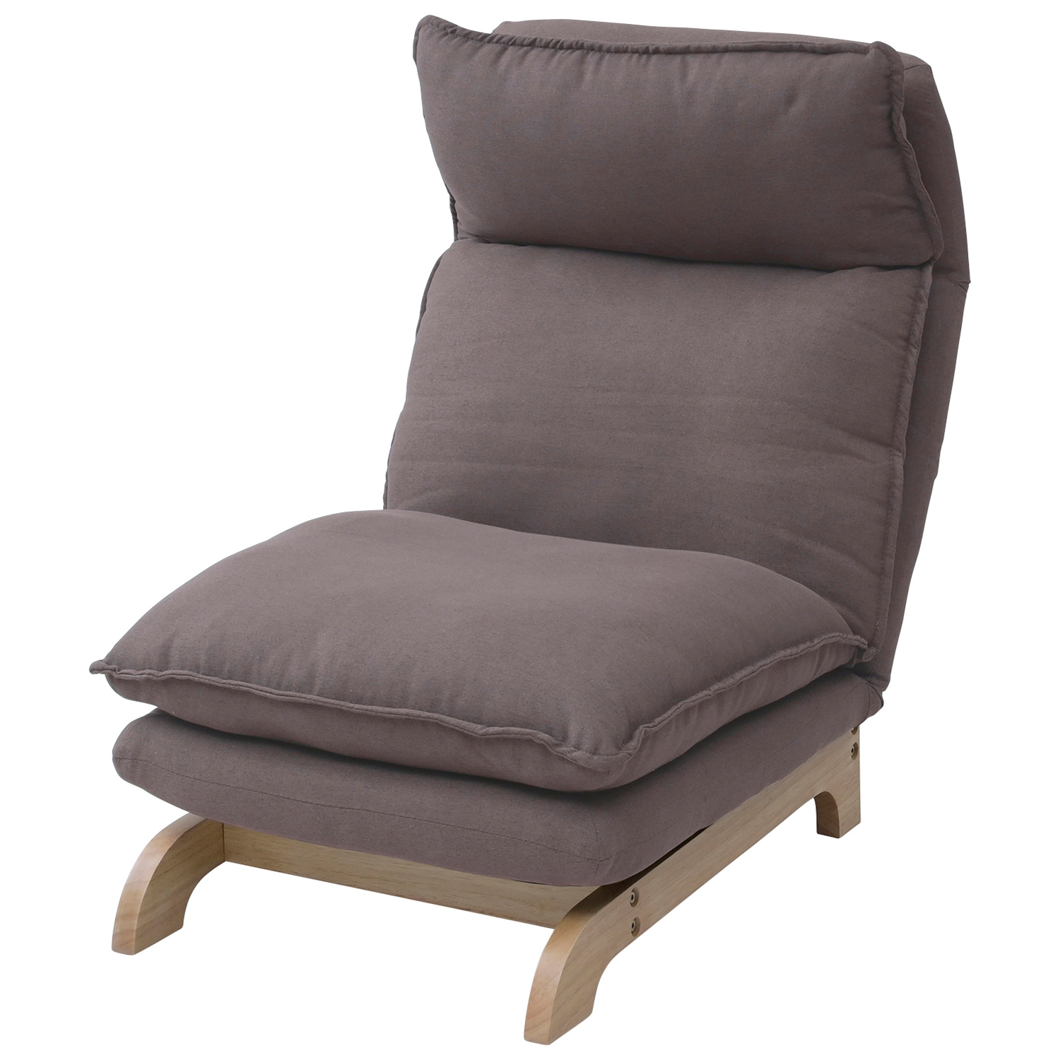 山善（YAMAZEN） ハイバック リクライニングソファ 幅62 奥行89 高さ