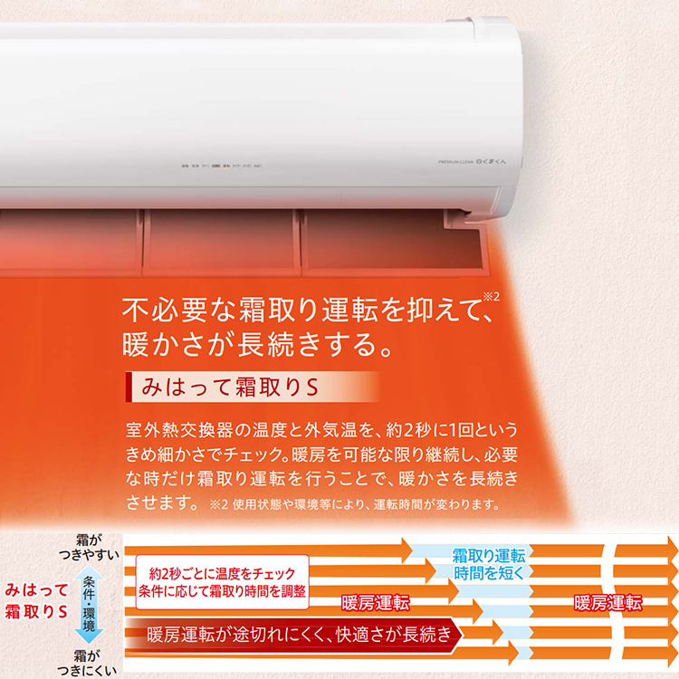 メガ暖 白くまくん エアコン おもに18畳 日立 2024年モデル XKシリーズ