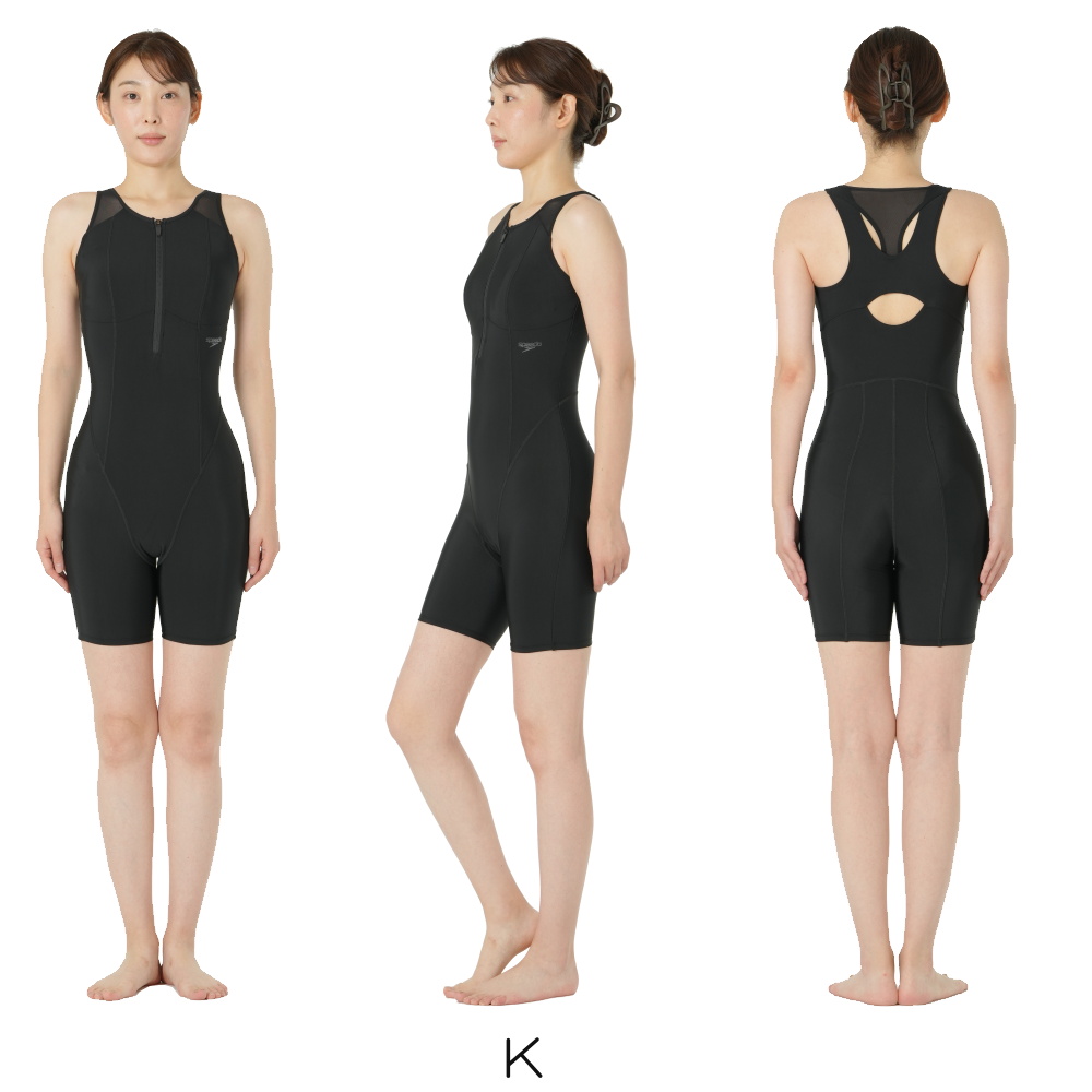 speedo（スピード） フィットネス水着 レディース ビルドアップニー