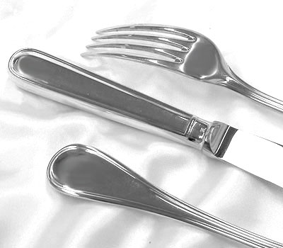 クリストフル ステンレス パール（2405）テーブルスプーン、フォーク