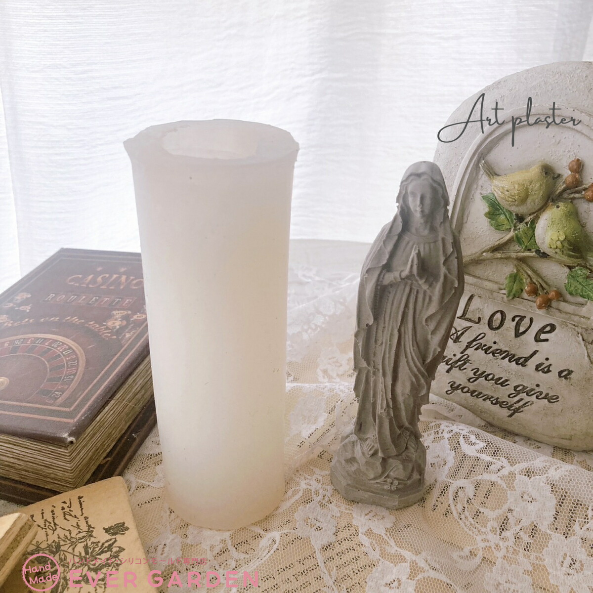 Ever garden マリア 像 シリコンモールド 聖母 マリア様 立体 アロマ